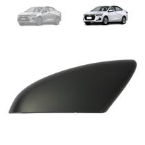 Capa retrovisor onix plus 2020 a 2022 lado esquerdo com furo pisca preta