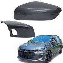 Capa Retrovisor Onix Rs 2023 2024 2025 C/ Furo Sensor Cinza Drake Lado Esquerdo Original Capa Retrovisor Onix Rs 2023 2024 2025 C/ Furo Sensor Cinza Drake Lado Esquerdo Original