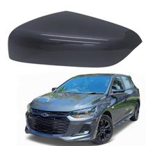 Capa Retrovisor Onix Rs 2023 2024 2025 Cinza Drake S/ Furo Sensor Esquerdo