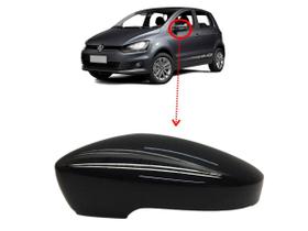 Capa Retrovisor p/ Pisca VW Gol G6 UP Polo 2010 a 2011 Esquerdo Liso EB741
