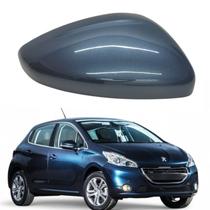 Capa Retrovisor Peugeot 2013 2014 2015 2016 2017 2018 2019 2020 2021 Lado Direito Azul Bourrasque Original