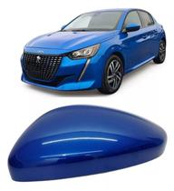 Capa Retrovisor Peugeot 208 2021 2022 2023 2024 2025 Lado Esquerdo Azul Quasar Original