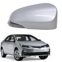 Capa Retrovisor Pisca Corolla 2015 2016 2017 2018 2019 Lado Direito Prata SuperNova Capa Retrovisor Pisca Corolla 2015 2016 2017 2018 2019 Lado Direito Prata SuperNova