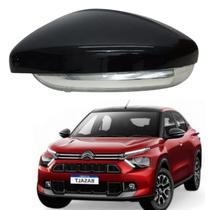 Capa Retrovisor Pisca Seta Citroen Basalt 2025 Lado Esquerdo Preto Perolizado Original