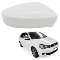 Capa Retrovisor Polo Sportline 2012 2013 2014 Branco Cristal Direito Sem Furo
