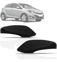 Capa Retrovisor Preta Hb20 2012 2013 2014 2015 Com Furo Seta
