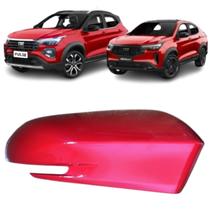 Capa retrovisor pulse fastback vermelho direito
