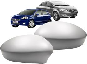 Capa Retrovisor Punto 2007 até 2017 Linea 2009 até 2017 Primer Par 2pç Capa Retrovisor Punto 2007 até 2017 Linea 2009 até 2017 Primer Par 2pç