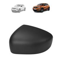 Capa retrovisor renault kwid 2017 a 2023 preta lado esquerdo
