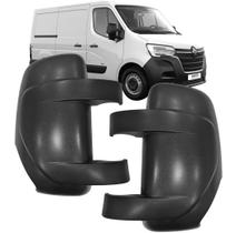 Capa Retrovisor Renault Master 2013 até 2025 Braço Curto Com Furo de Pisca Par 2 Peças