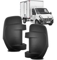Capa Retrovisor Renault Master Chassi 2013 até 2025 Braço Longo Par 2 peças