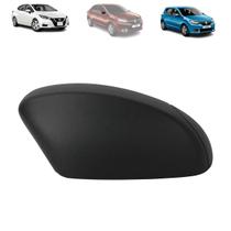 Capa retrovisor sandero/logan 15/21 - versa 17/19 ld (preta)