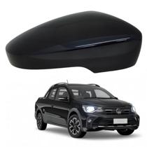 Capa Retrovisor Saveiro 2013 2014 2015 2016 2017 2018 2019 2020 2021 2022 2023 2024 Direito Preto Ninja