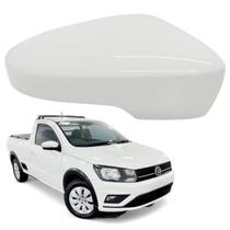 Capa Retrovisor Saveiro 2013 2014 2015 2016 2017 2018 2019 2020 2021 2022 2023 Branco Cristal Direito Original