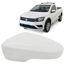 Capa Retrovisor Saveiro 2013 2014 2015 2016 2017 2018 2019 2020 2021 2022 2023 Branco Cristal Esquerdo Original