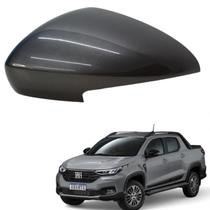 Capa Retrovisor Strada Endurance 2021 2022 2023 2024 2025 Lado Esquerdo Cinza Silverstone Com Furo