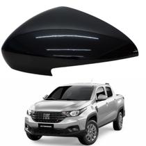 Capa Retrovisor Strada Freedom 2021 2022 2023 2024 2025 Com Furo Preto Vulcano Lado Esquerdo Original