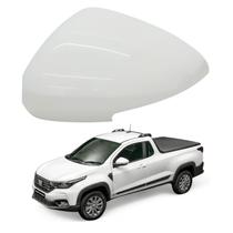 Capa Retrovisor Strada Volcano Branco Banchisa Com Furo 2021 2022 2023 2024 2025 Lado Esquerdo Original