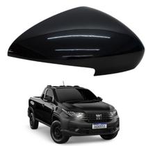 Capa Retrovisor Strada Volcano Com Furo Preto Vulcano 2021 2022 2023 2024 2025 Lado Direito Original