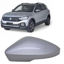 Capa Retrovisor T-Cross 2020 2021 2022 2023 Lado Esquerdo Prata Sargas Original Capa Retrovisor T-Cross 2020 2021 2022 2023 Lado Esquerdo Prata Sargas Original