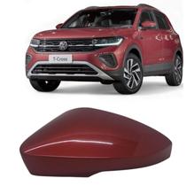 Capa Retrovisor T-cross 2022 2023 2024 2025 Vermelho Sunset Lado Esquerdo Capa Retrovisor T-cross 2022 2023 2024 2025 Vermelho Sunset Lado Esquerdo