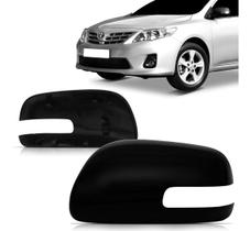 Capa Retrovisor Toyota Corolla 08/13 C/Seta LD (Black Piano)