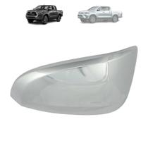 Capa retrovisor toyota hilux 2016 a 2021 cromada lado esquerdo Capa retrovisor toyota hilux 2016 a 2021 cromada lado esquerdo