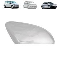 Capa retrovisor volkswagen gol g6 2012 a 2025 fox 2010 a 2025 up 2012 a 2025 com furo pisca cromada lado direito