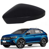Capa Retrovisor Volkswagen Nivus 2021 2022 2023 2024 2025 Lado Esquerdo Preto Ninja Original