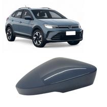 Capa Retrovisor Volkswagen Nivus Highline 2025 Lado Direito Azul Titan Original