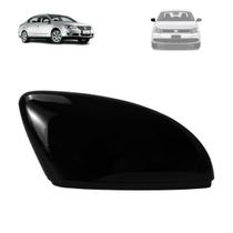 Capa retrovisor volkswagen passat 2011 a 2017 jetta com furo pisca black piano lado direito
