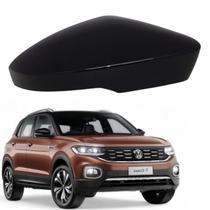 Capa Retrovisor Volkswagen T Cross 2020 2021 2022 2023 2024 2025 Lado Direito Preto Ninja Original