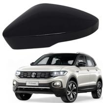Capa Retrovisor Volkswagen T-Cross 2020 2021 2022 2023 2024 2025 Lado Esquerdo Preto Ninja Capa Retrovisor Volkswagen T-Cross 2020 2021 2022 2023 2024 2025 Lado Esquerdo Preto Ninja