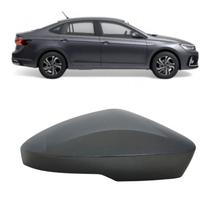 Capa Retrovisor Volkswagen Virtus Highline 2021 2022 2023 2024 2025 Lado Direito Cinza Platinum Original