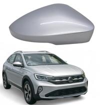 Capa Retrovisor Volkwagen Nivus 2021 2022 2023 2024 2025 Lado Direito Prata Sirius Original