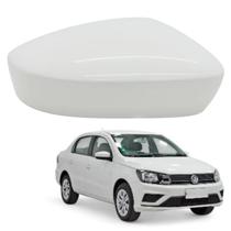 Capa Retrovisor Voyage 2013 2014 2015 2016 2017 2018 2019 2020 2021 2022 2023 Branco Cristal Direito Sem Furo