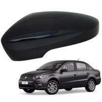 Capa Retrovisor Voyage 2013 2014 2015 2016 2017 2018 2019 2020 2021 2022 2023 Esquerdo Original Preto Ninja