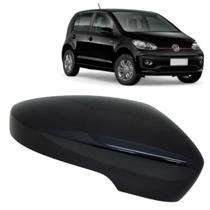 Capa Retrovisor Vw Up 2014 2015 2016 2017 2018 2019 2020 2021 Lado Direito Preto Ninja