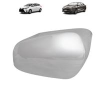 Capa retrovisor yaris 18/23 le (c/ furo pisca) (cromada)