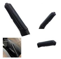 Capa Revestida em Couro Alavanca Freio De Mão Renault Sandero Zen 12v