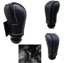 Capa Revestimento Couro Manopla Câmbio Manual Renault Captur Sandero Logan Megane Duster Capa Revestimento Couro Manopla Câmbio Manual Renault Captur Sandero Logan Megane Duster