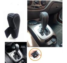 Capa Revestimento Couro Manopla Câmbio Semi Automático Fiat Strada Idea Grand Siena