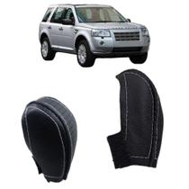 Capa revestimento em Couro Manopla de Câmbio Automático LAND ROVER FREELANDER 2 2007 A 2015