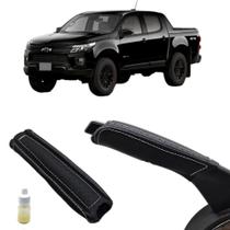 Capa Revestimento em material sintético Alavanca Freio de Mão Chevrolet Gm S10 trailblazer 2013 a 2024 Capa Revestimento em material sintético Alavanca Freio de Mão Chevrolet Gm S10 trailblazer 2013 a 2024