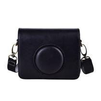 Capa Rieibi Instax Mini EVO Retro em couro PU preta