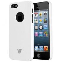 Capa Rígida de Alto Brilho V7 para iPhone 5/5S PA19CWHT-2B Branco-29585-29585-29585
