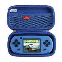 Capa rígida Hermitshell para jogos portáteis Beijue de 16 bits azul Capa rígida Hermitshell para jogos portáteis Beijue de 16 bits azul