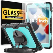 Capa robusta BLOSOMEET para iPad de 9ª e 8ª geração 10,2" azul Capa robusta BLOSOMEET para iPad de 9ª e 8ª geração 10,2" azul