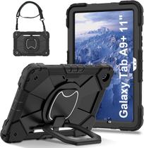 Capa Robusta com Alça para Samsung Galaxy Tab A9+ 11'' Anti Impacto Preta