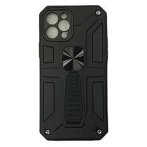 Capa robusta para iPhone 12 Pro preta com suporte Capa robusta para iPhone 12 Pro preta com suporte